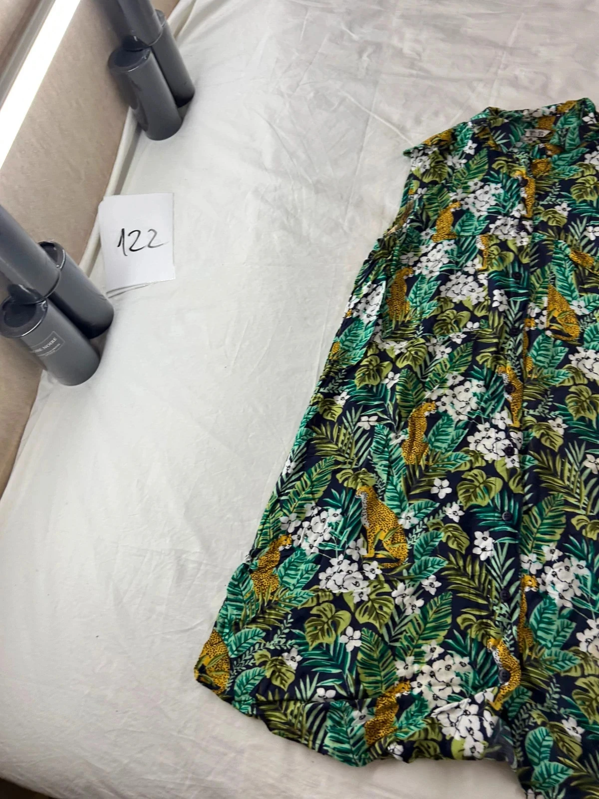 Vintage green patterned lefties maxi dress – photo 3